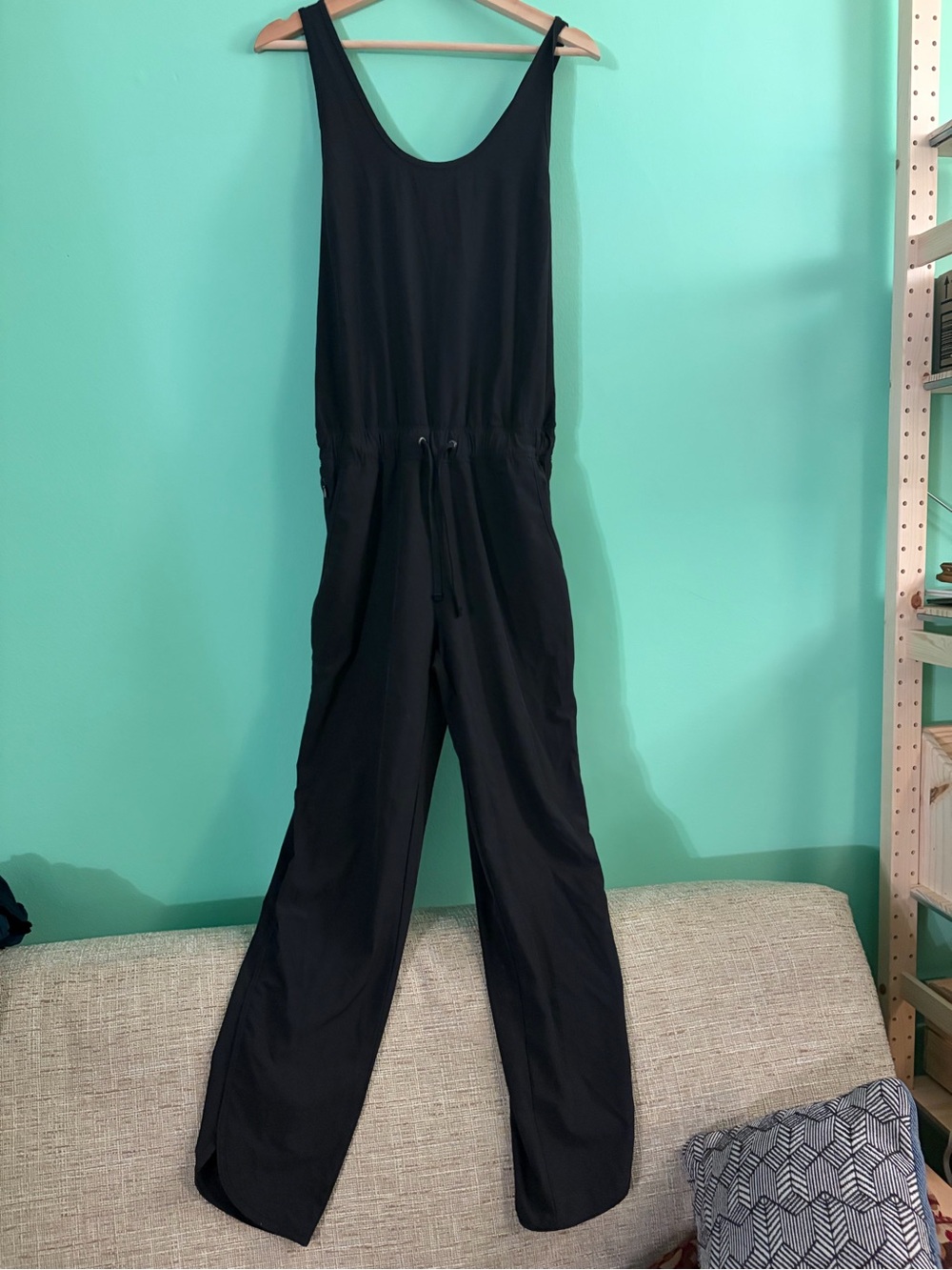 Patagonia Black Sleeveless Jumpsuit
